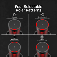 HyperX QuadCast 2 USB Microphone for PC/MAC/PS5/PS4 872V1AA Black