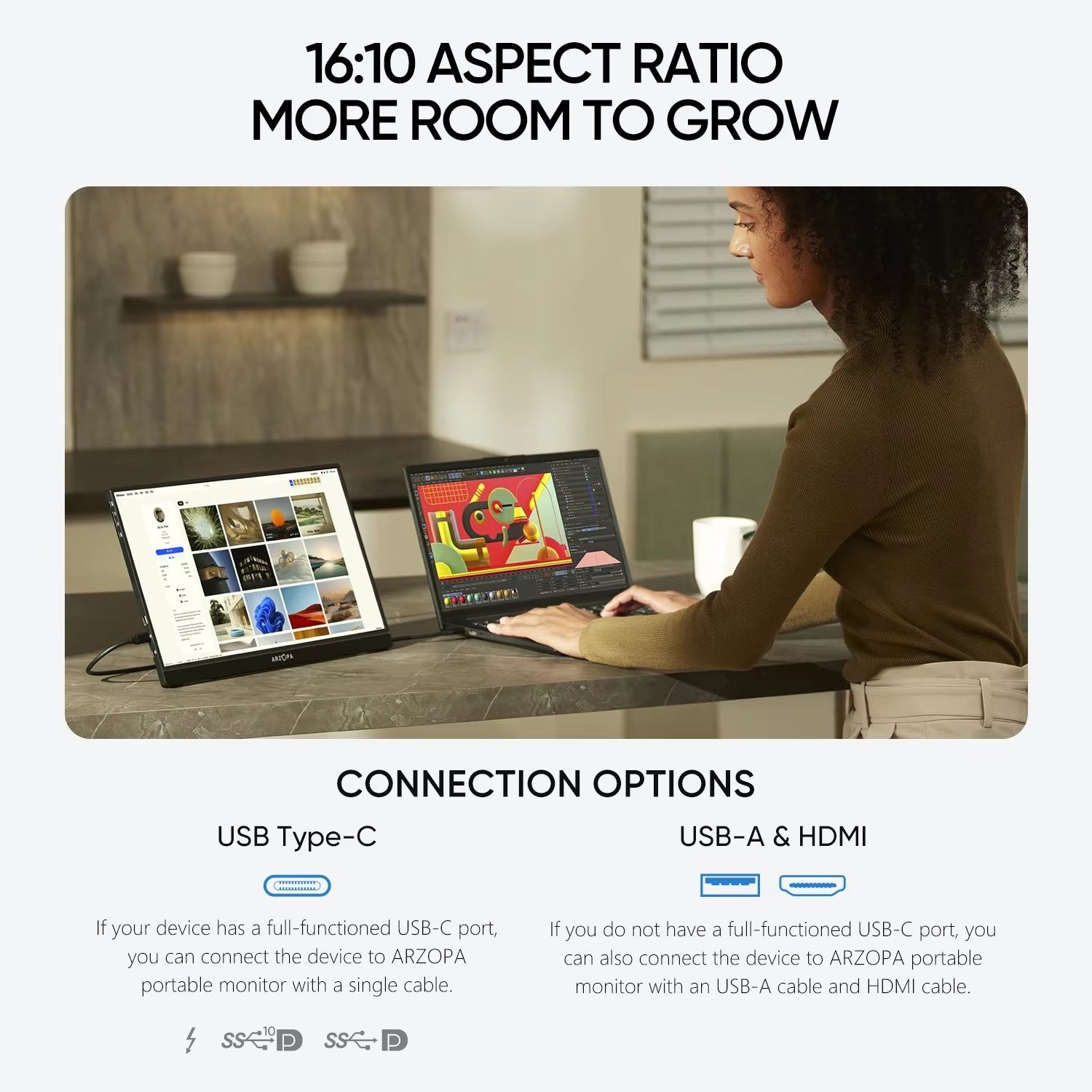 [PRE-ORDER] ARZOPA Z1RC Portable Monitor