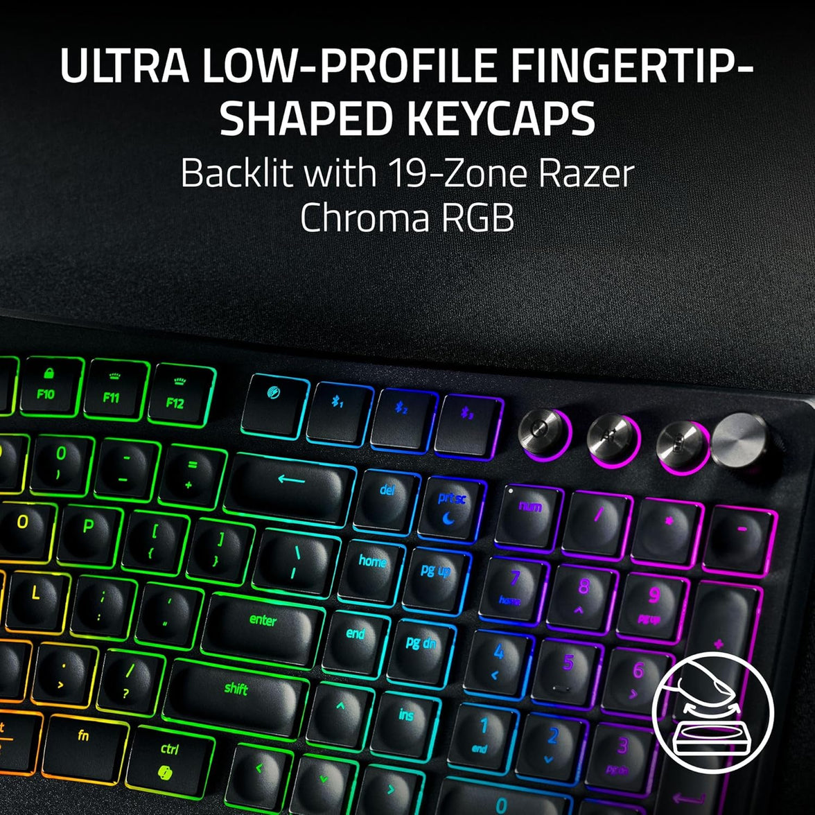 Razer Pro Type Ergo Wireless Split Ergonomic RGB Keyboard