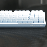 E-Yooso Z-94 Tri-Mode RGB 94 Keys Hot Swappable Mechanical Keyboard Gradiant Blue Linear White Switch