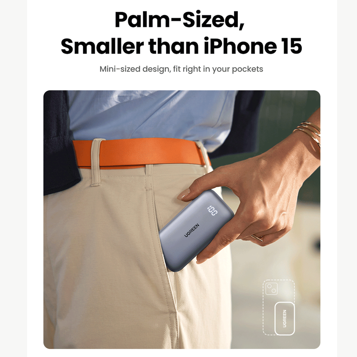 UGREEN Mini Quick Charging 30W Powerbank 10000mah [PB502/25185]