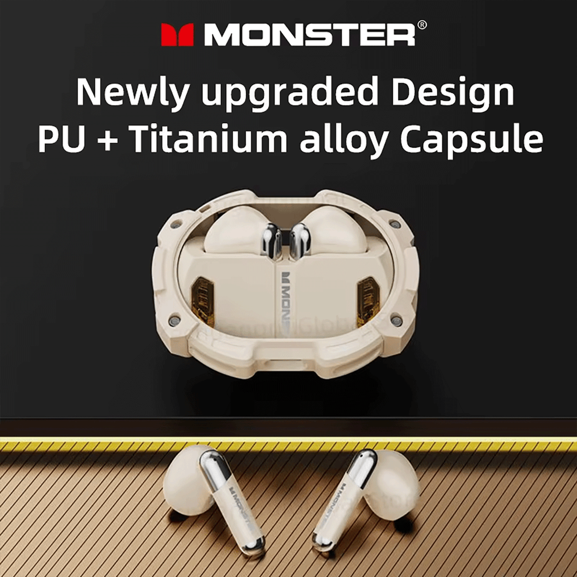 Monster Airmars XKT10 PRO TWS Earphones Wireless Bluetooth with Mic HiFi