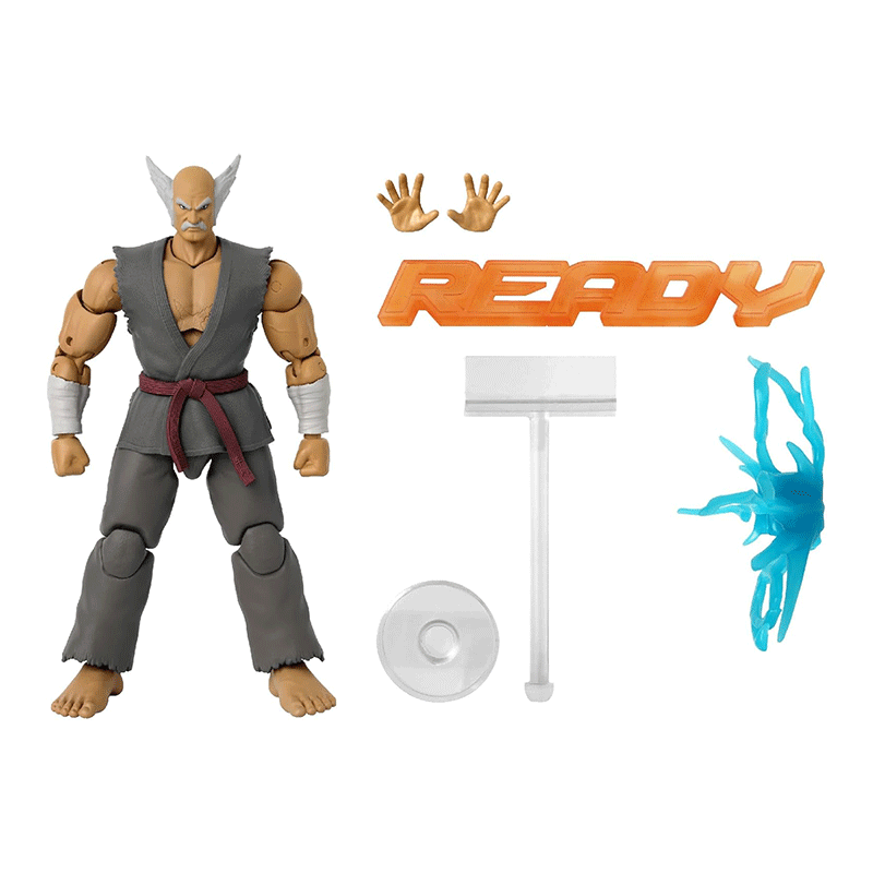 Tekken Heihachi Mishima Action Figure by BANDAI Game Dimensions