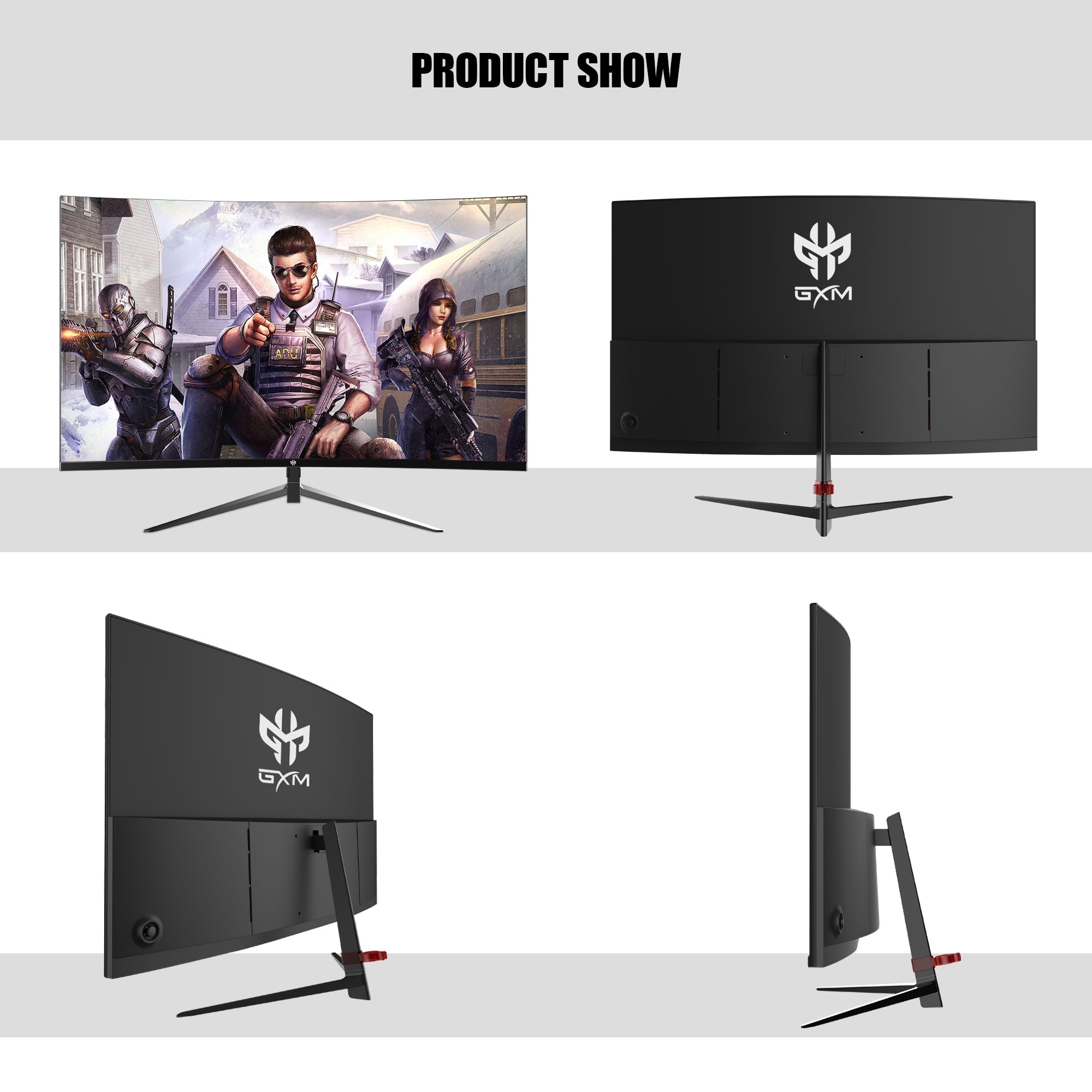 GXM GX24RFA 24” VA FHD 200Hz Curved Gaming Monitor