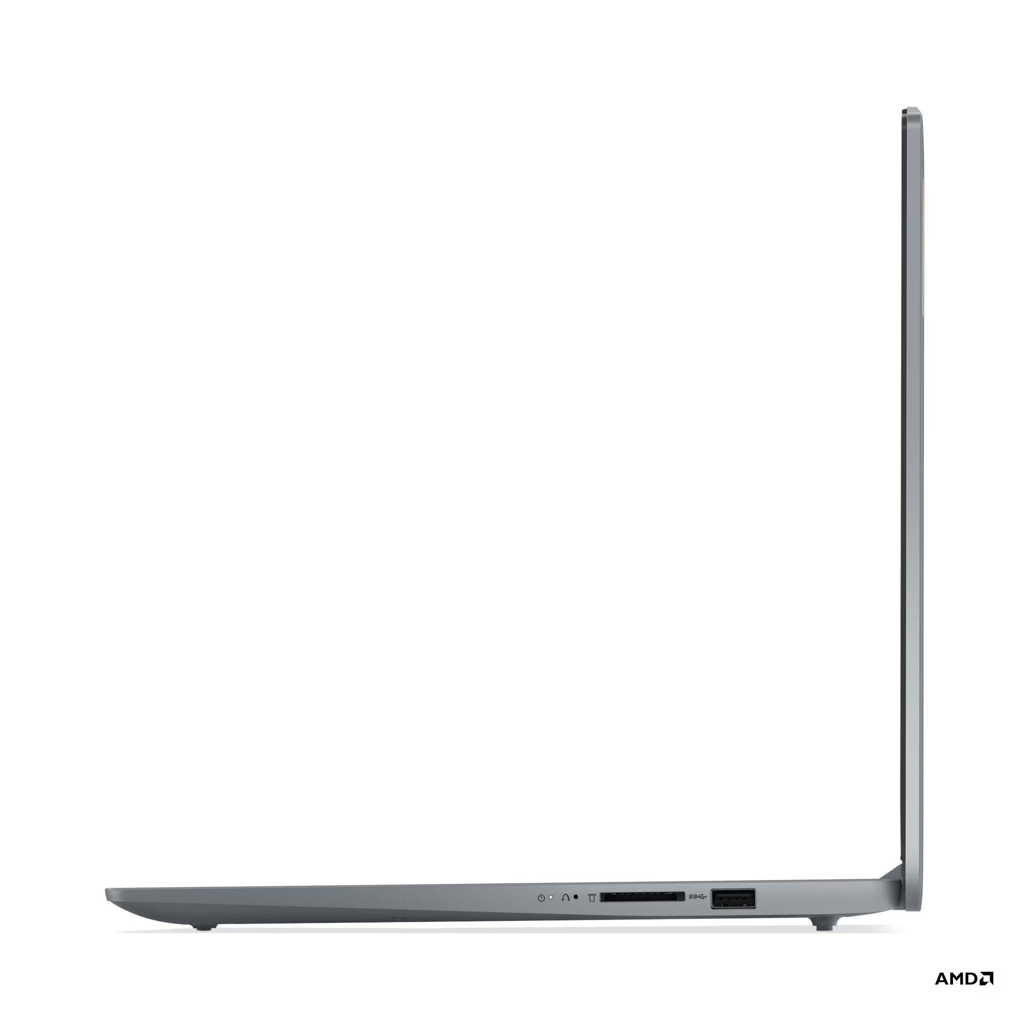 Lenovo IdeaPad Slim 3 15AMN8 15.6" FHD Ryzen 3 30 8GB LPDDR5 RAM / 256GB SSD AMD Radeon 610M Graphics Win 11 Home Arctic Grey 82XQ010LUS