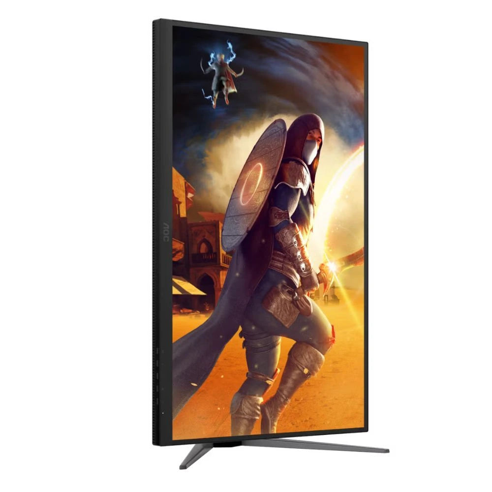 AOC U27G4XM 27" UHD (3840x2160) Dual Mode (4K @ 160Hz or FHD @ 320Hz) 1ms Fast IPS MiniLED Dual Gaming Monitor with Tilt, Height, Pivot & Swivel Adjustment (Black/Red)