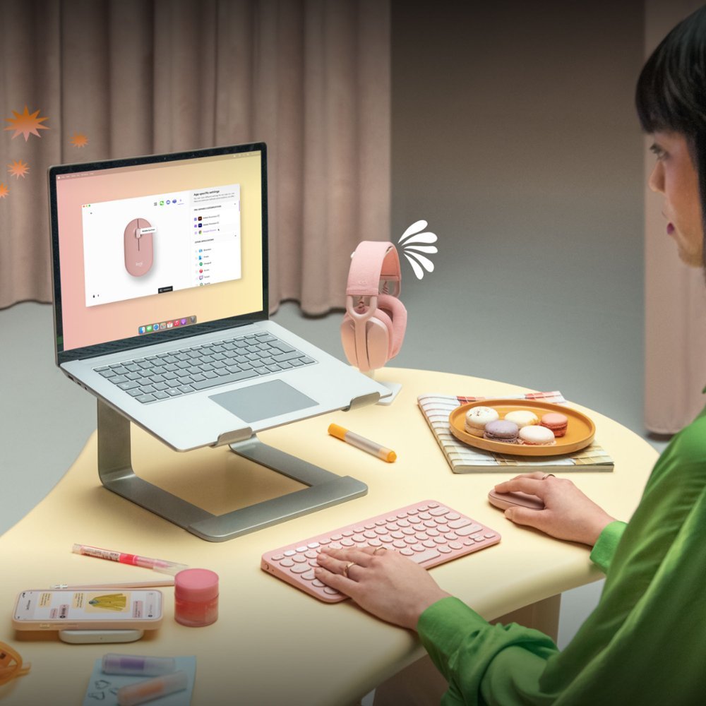 Logitech M350S Pebble Mouse 2 Tonal