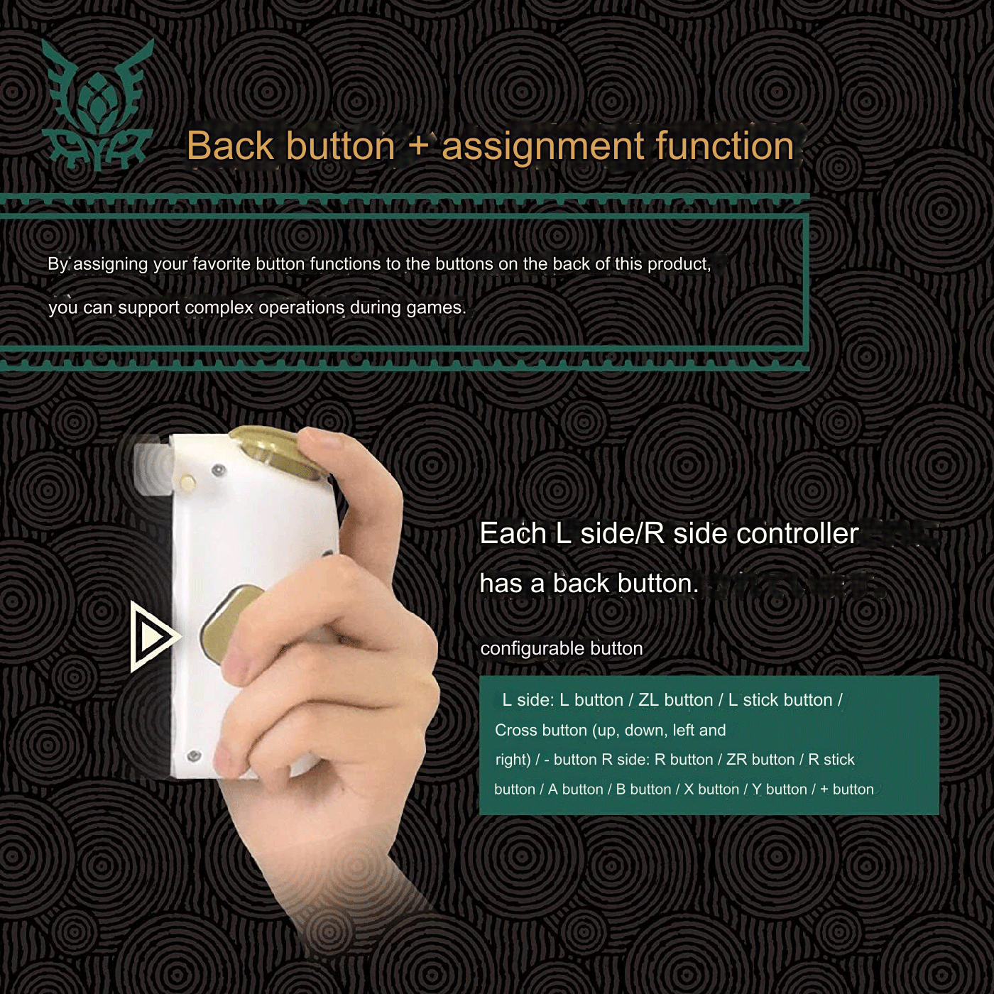 Hori Split Pad Controller The Legend Of Zelda Tears Of The Kingdom for Switch V2/OLED NSW-433A