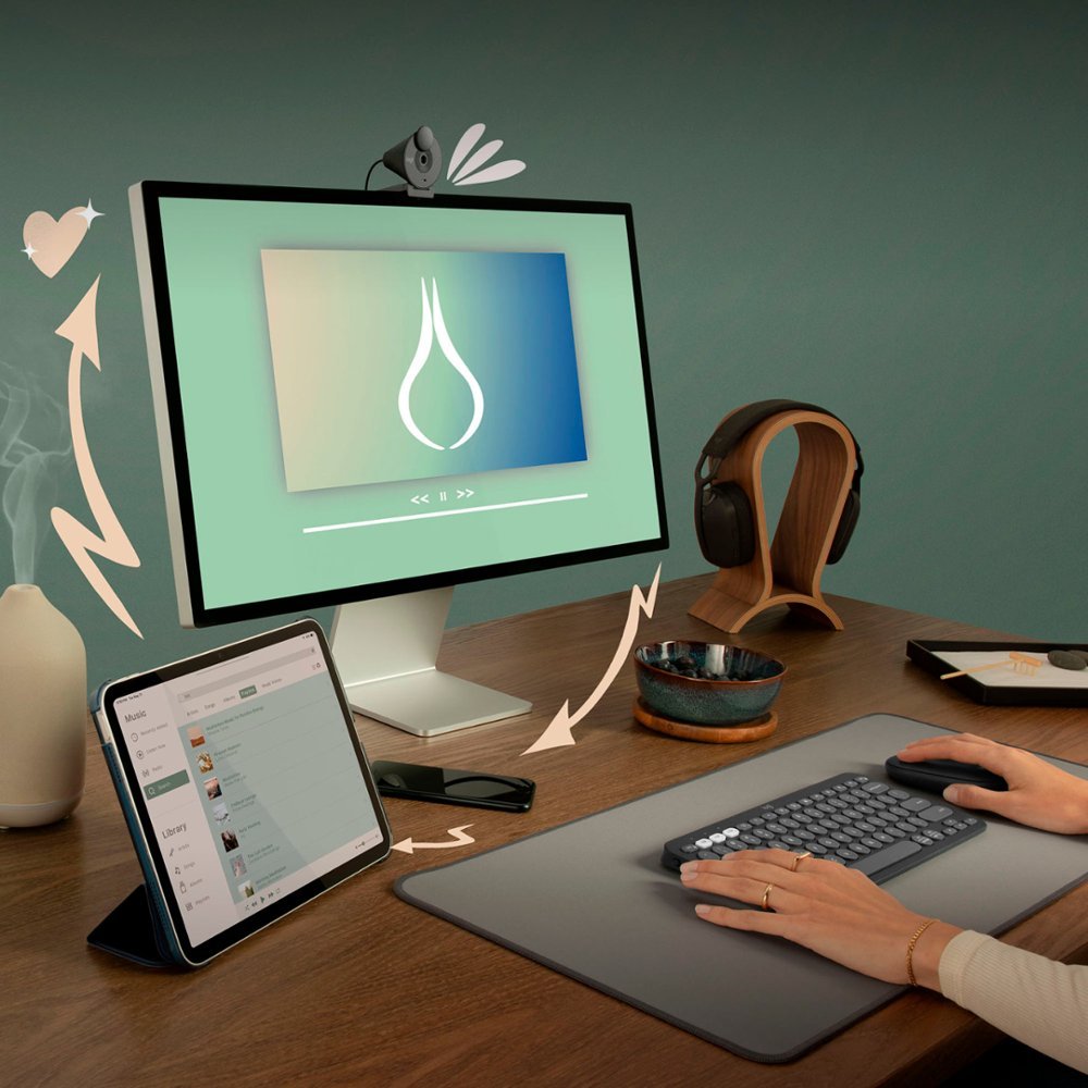 Logitech M350S Pebble Mouse 2 Tonal