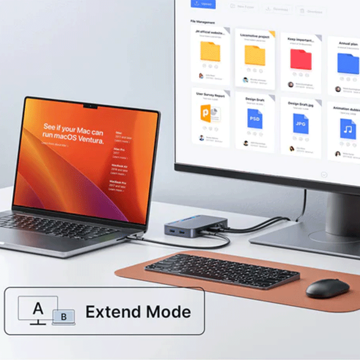 JSAUX USB-C 10 in 1 Docking Station - MP03L