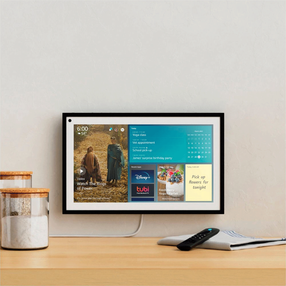 Amazon Echo Show 15 FHD 15.6" Smart Display with Alexa Black