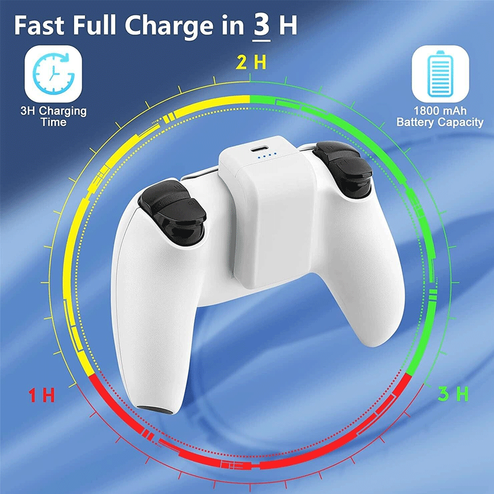 JYS Rechargeable Battery Pack for PS5 Controller