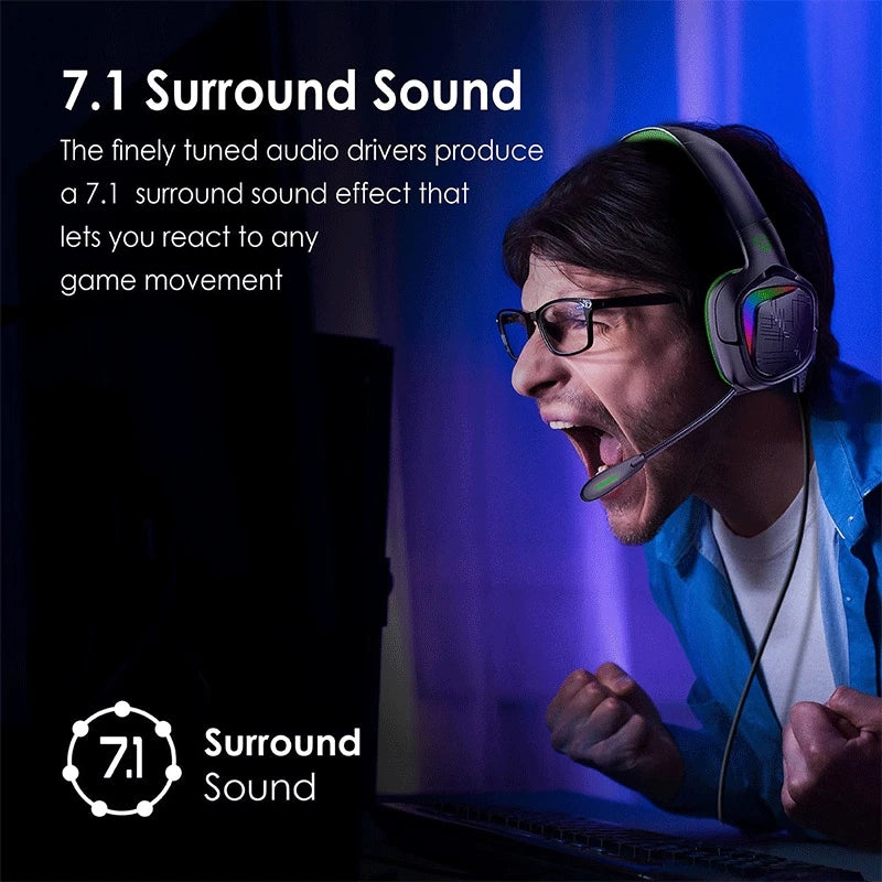 Vertux Miami High Performance 7.1 Stereo Sound Pro Gaming Headset