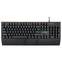 E-Yooso K-662 Rainbow Light 104 Keys Wired Mechanical Keyboard [Black]