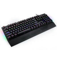 E-Yooso K-662 Rainbow Light 104 Keys Wired Mechanical Keyboard [Black]