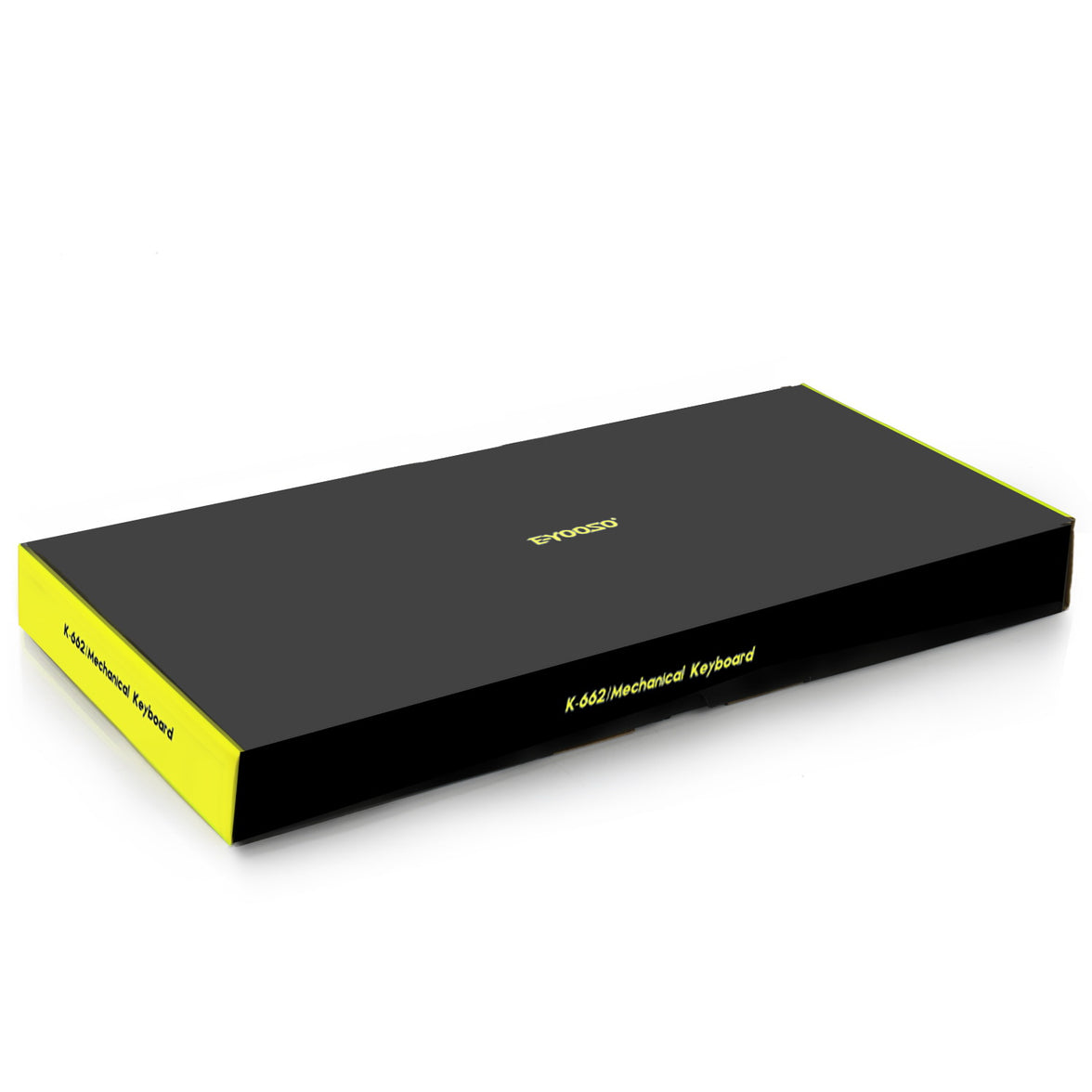 E-Yooso K-662 Rainbow Light 104 Keys Wired Mechanical Keyboard [Black]