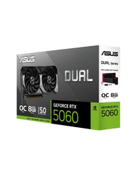 ASUS Dual GeForce RTX 5060 8GB GDDR7 OC Edition Graphics Card