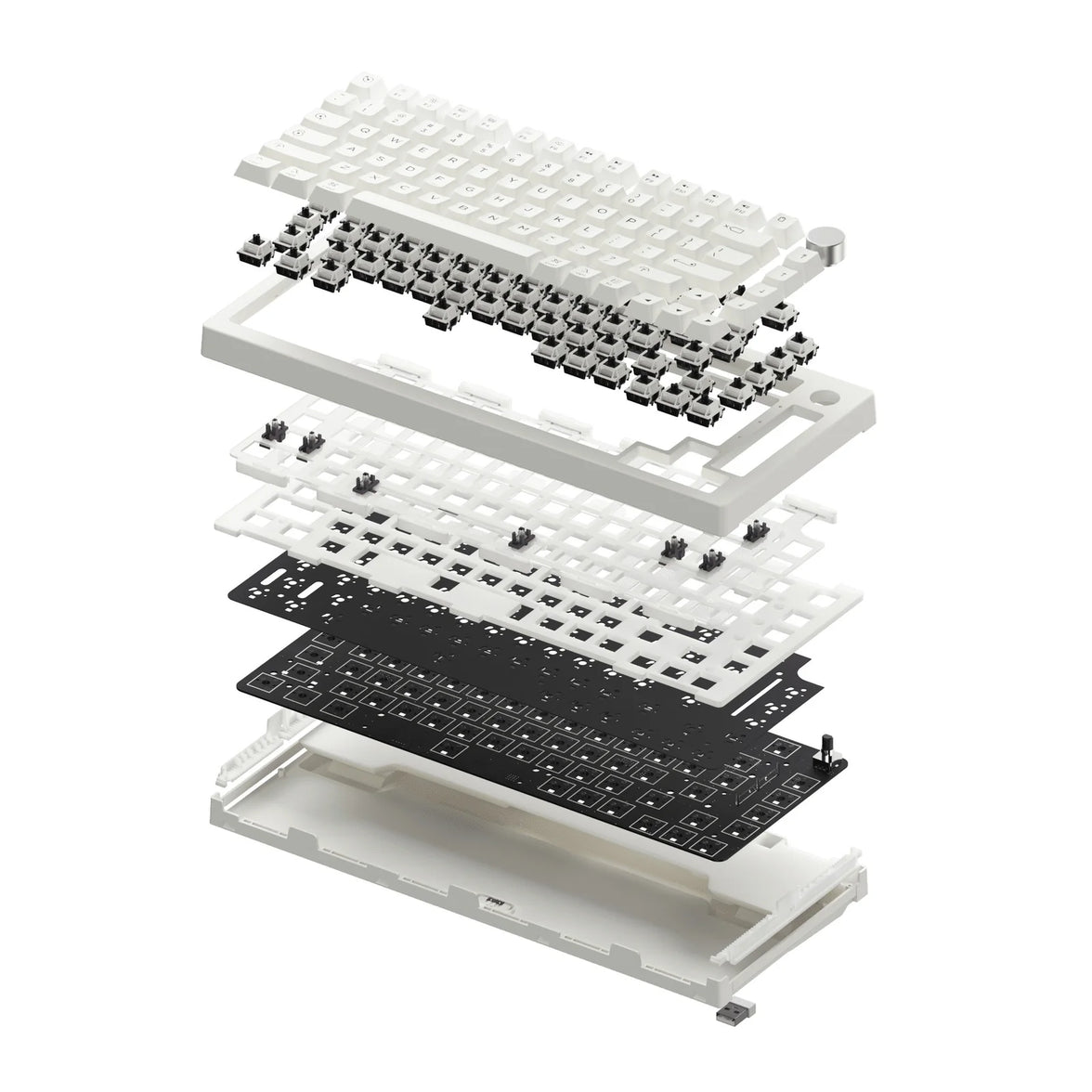 Akko 5075B Plus Air Multi-Mode Backlight Hot-Swappable Mechanical Keyboard (Akko V3 Piano Pro Switch)