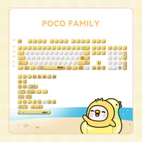 Akko Poco Family - Poco Duck Keycap Set MOG Profile 136 Keys