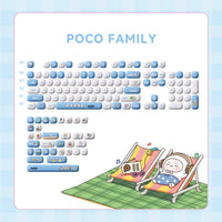 Akko Poco Family - Poco Seal Keycap Set MOG Profile 136 Keys