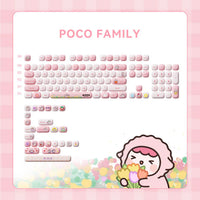 Akko Poco Family - Poco Lamb Keycap Set MOG Profile 136 Keys