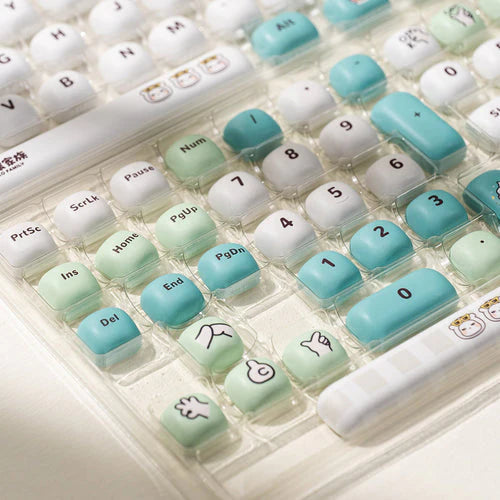 Akko Poco Family - Poco Bear Keycap Set MOG Profile 136 Keys