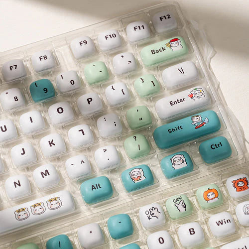 Akko Poco Family - Poco Bear Keycap Set MOG Profile 136 Keys