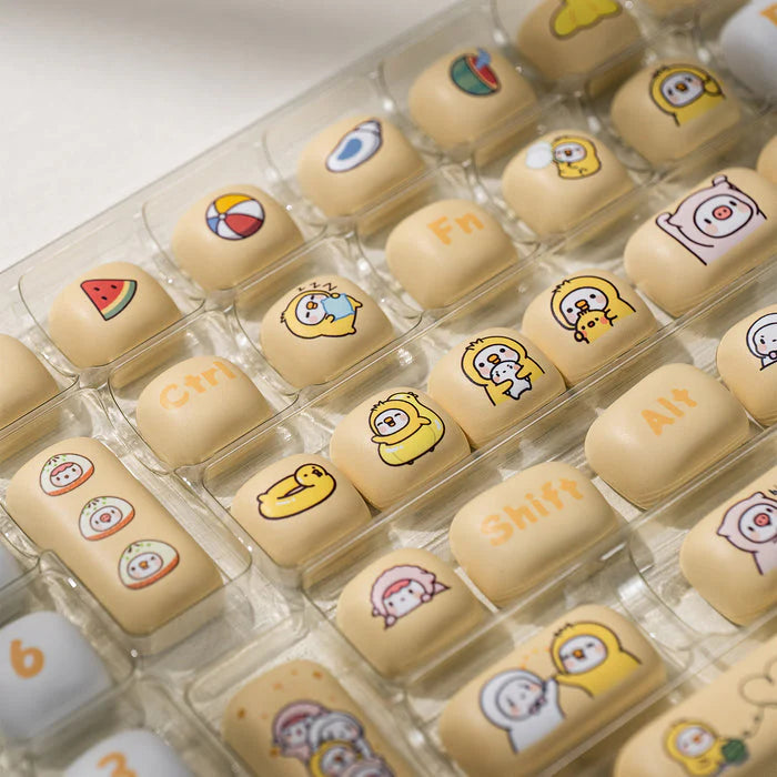 Akko Poco Family - Poco Duck Keycap Set MOG Profile 136 Keys