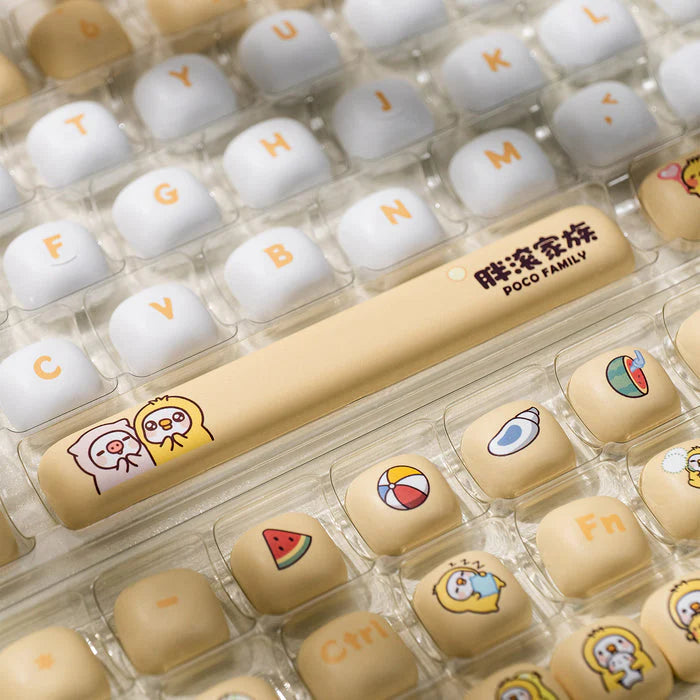 Akko Poco Family - Poco Duck Keycap Set MOG Profile 136 Keys