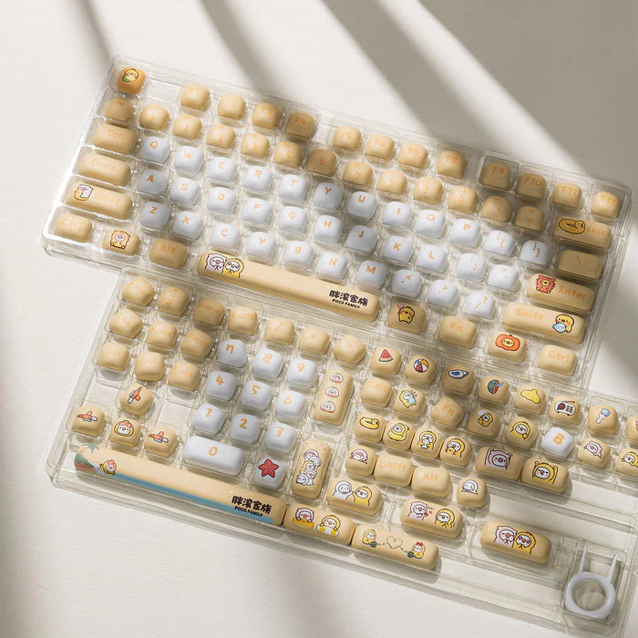 Akko Poco Family - Poco Duck Keycap Set MOG Profile 136 Keys