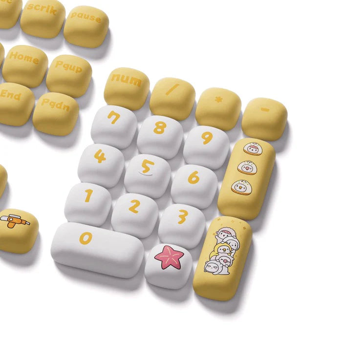 Akko Poco Family - Poco Duck Keycap Set MOG Profile 136 Keys