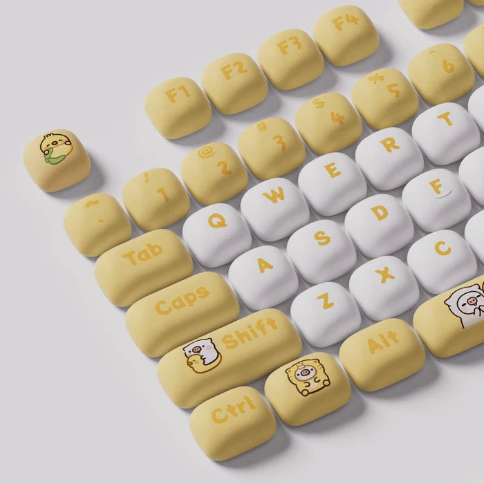 Akko Poco Family - Poco Duck Keycap Set MOG Profile 136 Keys