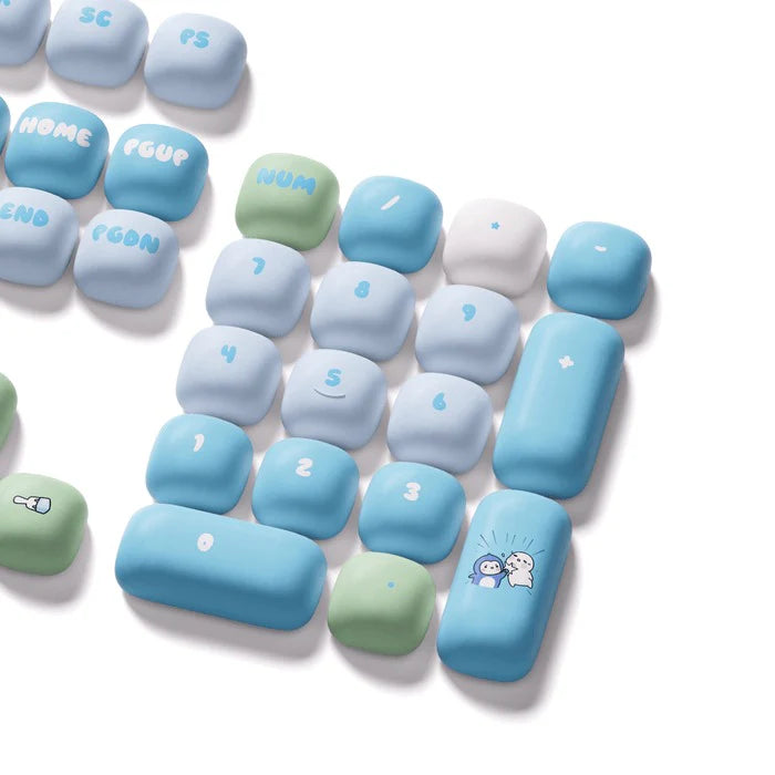 Akko Poco Family - Poco Penguin Keycap Set MOG Profile 136 Keys