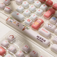 Akko Poco Family - Poco Piggy Keycap Set MOG Profile 136 Keys