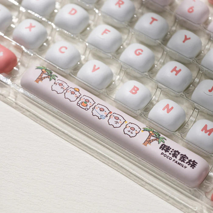 Akko Poco Family - Poco Piggy Keycap Set MOG Profile 136 Keys
