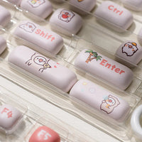 Akko Poco Family - Poco Piggy Keycap Set MOG Profile 136 Keys