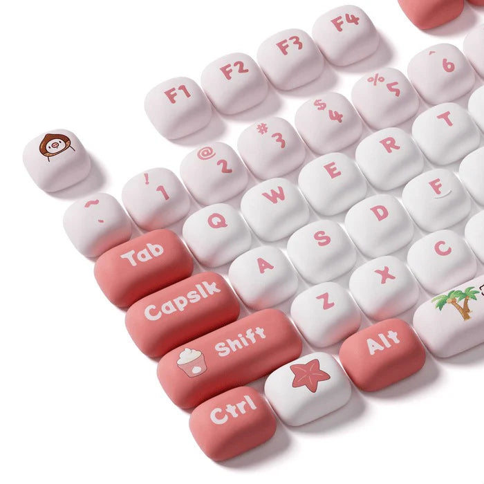 Akko Poco Family - Poco Piggy Keycap Set MOG Profile 136 Keys