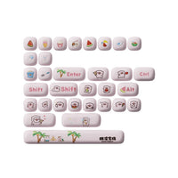 Akko Poco Family - Poco Piggy Keycap Set MOG Profile 136 Keys
