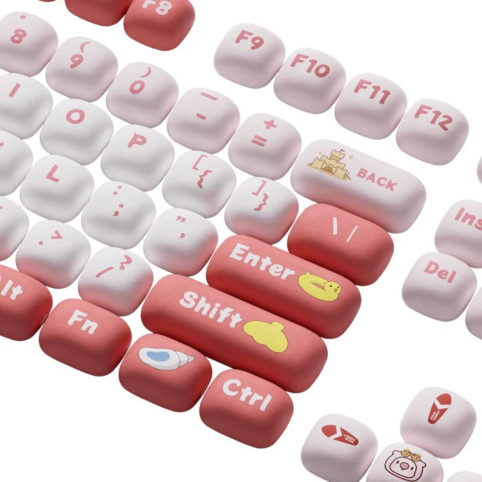 Akko Poco Family - Poco Piggy Keycap Set MOG Profile 136 Keys