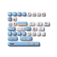 Akko Poco Family - Poco Seal Keycap Set MOG Profile 136 Keys