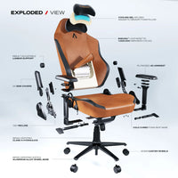 Cybeart Originals Apex Vintage Gaming Chair Brown (GC-PUAPEX-11)
