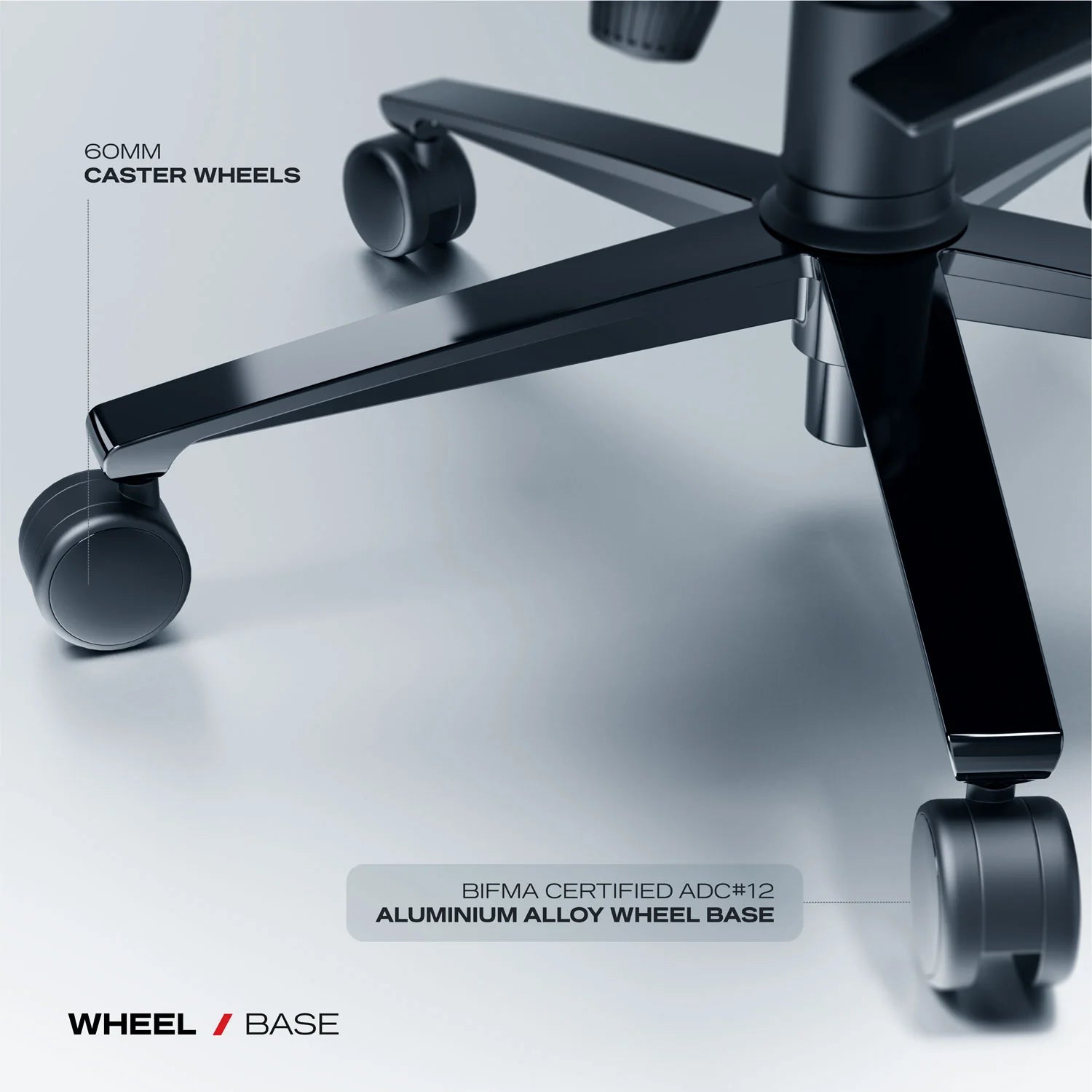 Cybeart Originals Apex Ghost Edition Gaming Chair Black (GC-PUAPEX-02)