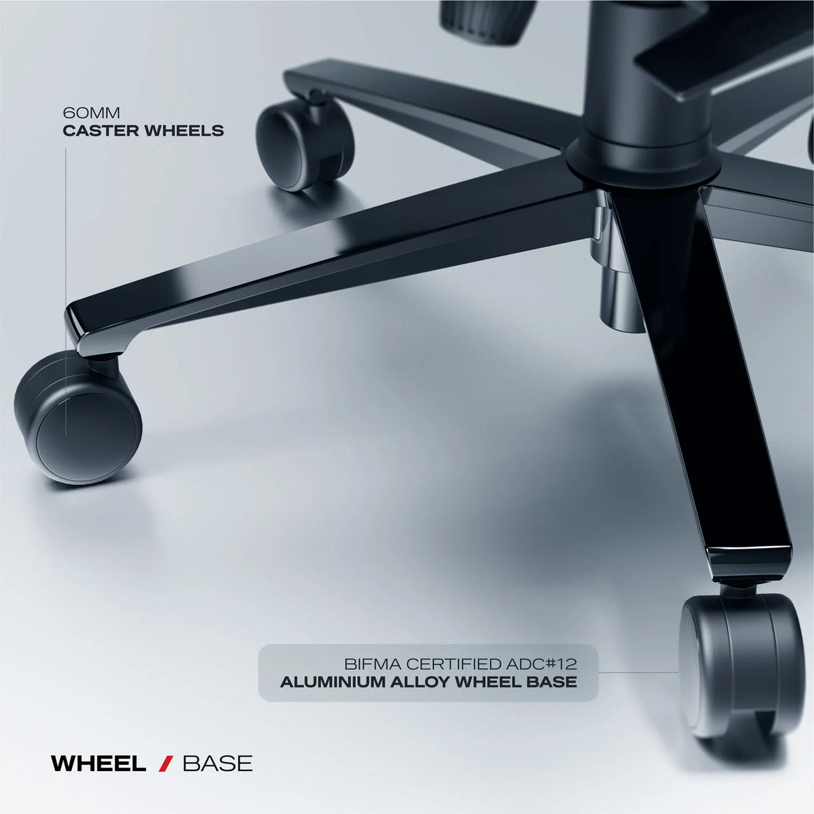 Cybeart Originals Apex Ghost Edition Gaming Chair Black (GC-PUAPEX-02)