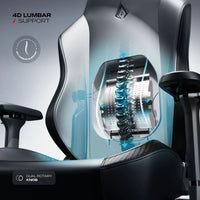 Cybeart Originals Apex Ghost Edition Gaming Chair Black (GC-PUAPEX-02)