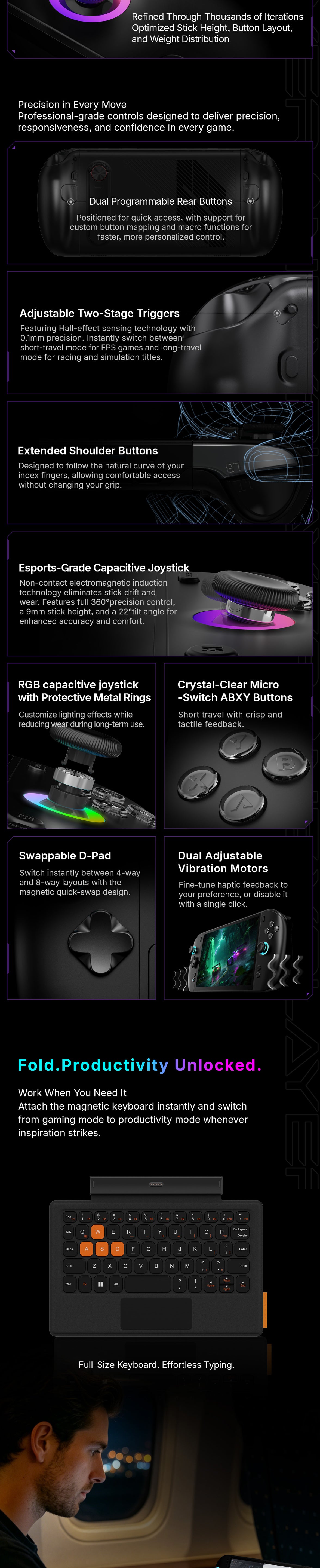 [PRE-ORDER] ONEXPLAYER 3 AI Gaming Handheld PC | Intel® Arc™ G3 Extreme | 24GB RAM | 1TB SSD | 8.8” 144Hz AMOLED | Windows 11