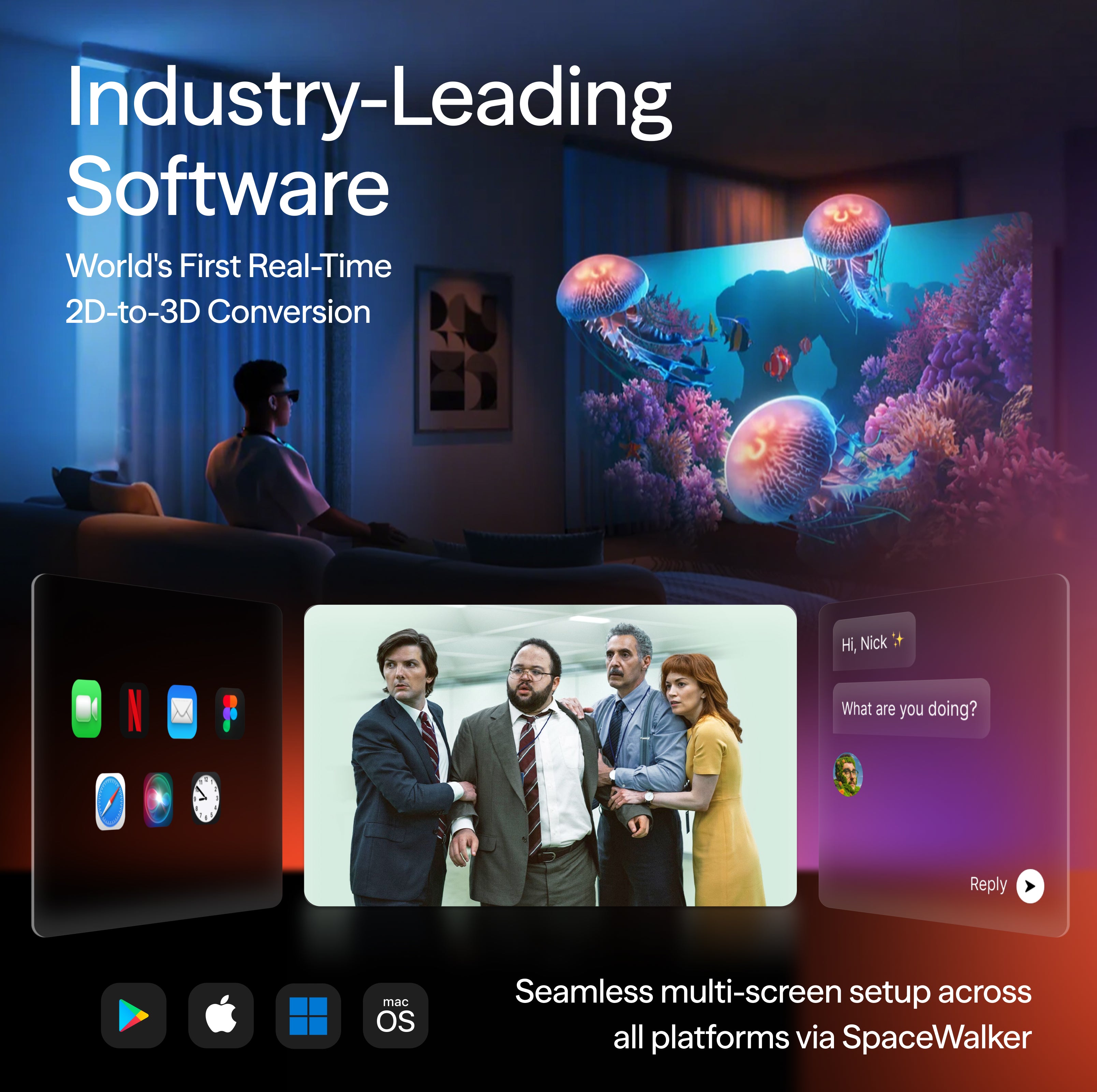 AR Glasses Philippines seamless multi-screen