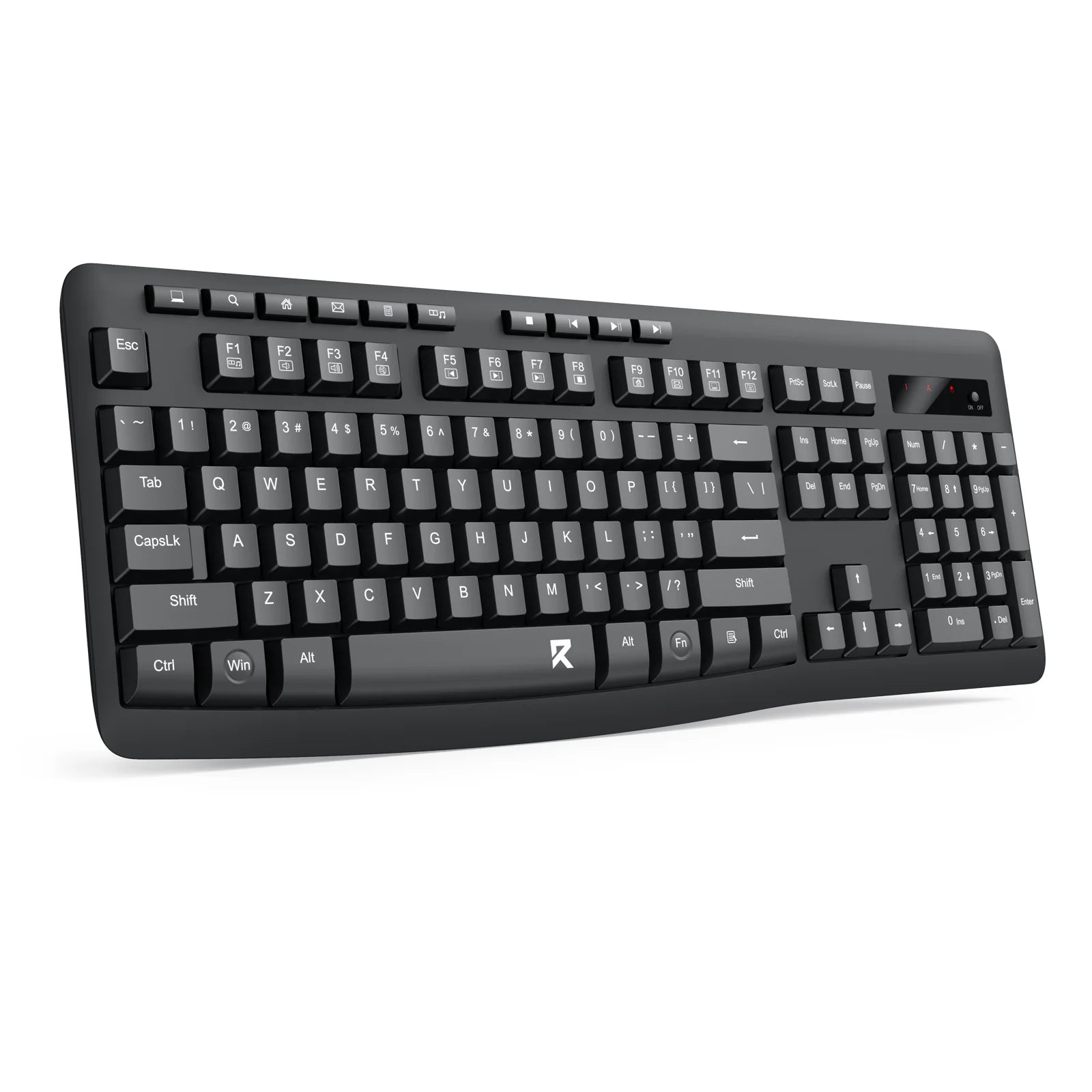 Redragon 2in1 Wireless Office Mouse & Keyboard Black (BS-7367-A)