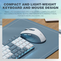 Redragon Office 2in1 Wireless Keyboard&Mouse Combo White-Grey (BS-8773-W)
