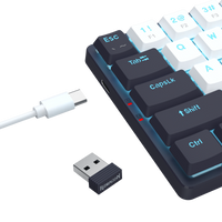 Redragon Office 2in1 Wireless Keyboard & Mouse Combo White-Black (BS-8773-VB)