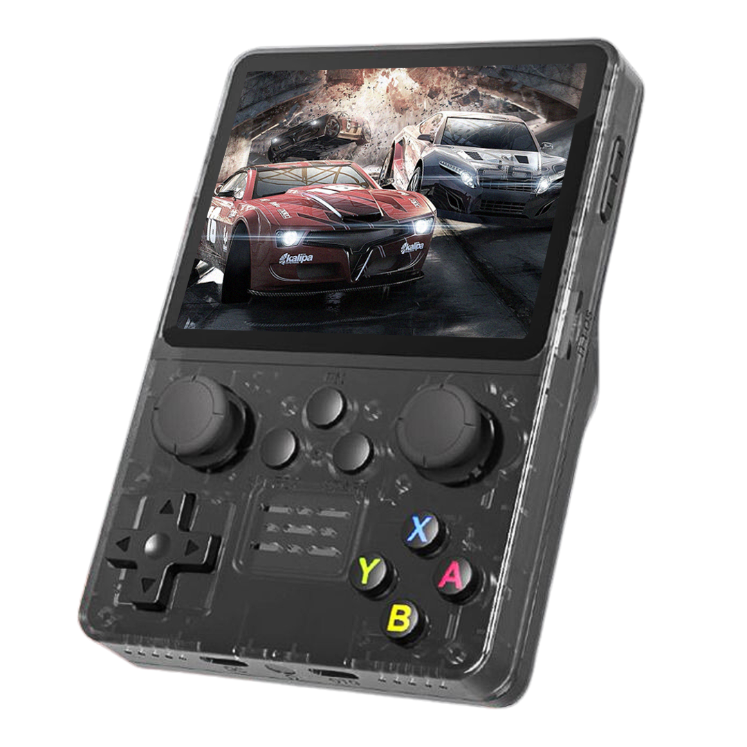 Retro Box Console Handheld Video Game Console (Linux System) 3.5 Inch IPS Screen Portable Pocket Video Player 64GB built in 15,000 Games